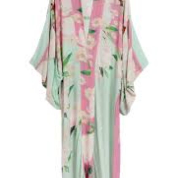 13 - NWT SAACHI BLOSSOM BREEZE FLORAL PRINT KAFTAN - Picture 5 of 5